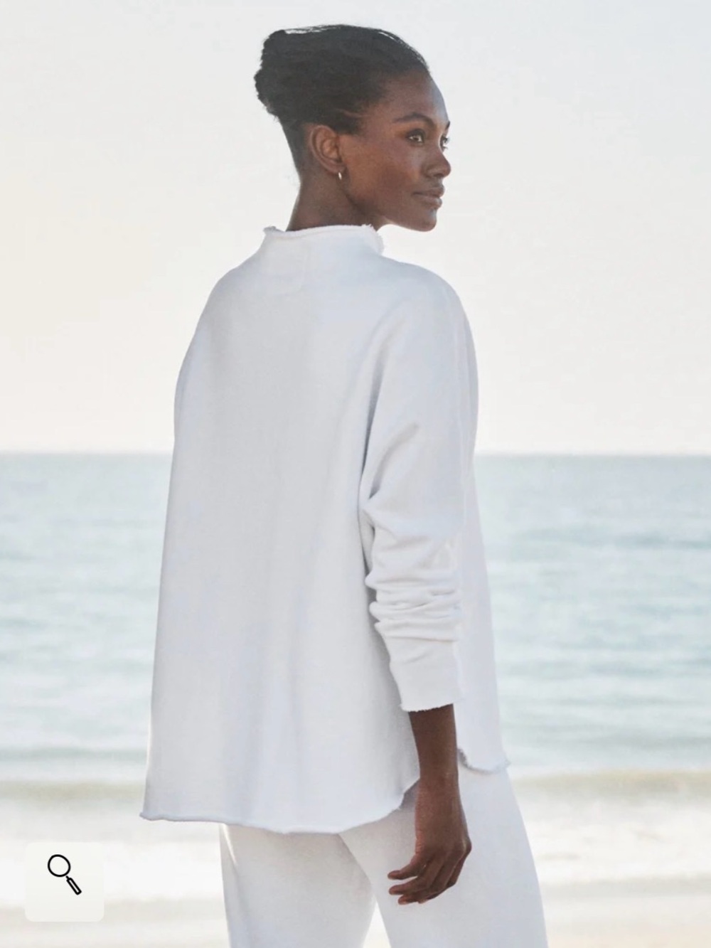 Frank & Eileen EFFIE Sweatshirt in ASPEN ICE